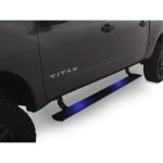 AMP Research 76120-01A PowerStep Series Running Boards, Powdercoated Black Powered Aluminum Set of 2
