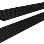 AMP Research 76234-01A PowerStep Series Running Boards, Powdercoated Black Powered Aluminum Set of 2