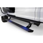 AMP Research 77236-01A PowerStep Series Running Boards, Black Powered Aluminum Set of 2