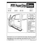 AMP Research 78240-01A PowerStep Xtreme Series Running Boards, Powdercoated Black Powered Aluminum Set of 2 - Image 8