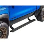 AMP Research 78338-01A PowerStep Xtreme Series Running Boards, Black Powered Aluminum Set of 2