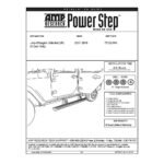 AMP Research 75122-01A PowerStep Series Running Boards, Powdercoated Black Powered Aluminum Set of 2 - Image 6