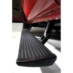 AMP Research 76127-01A-B PowerStep Series Running Boards, Powdercoated Black Powered Aluminum Set of 2