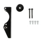 Holley 97-368 Alternator Bracket - Black Powdercoated, Steel, Direct Fit, Kit