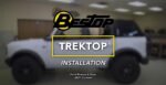 Bestop 56873-35 Trektop NX Series Soft Top - With Frame (Frame Included) Black diamond - Image 3