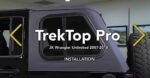 Bestop 54863-17 Trektop Pro Hybrid Fastback Soft Top - Frameless Design Black - Image 2