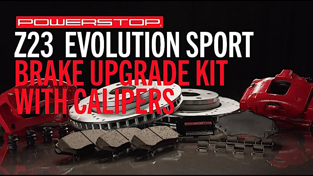 Powerstop 4-Wheel Set Power Stop&reg; KC2840A Front and Rear Z23 Daily Carbon-Fiber Ceramic Brake Pad, Drilled & Slotted Rotor and Caliper Kit - Image 3
