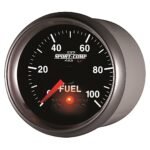 Autometer 3671 Sport-Comp II Series Gauge, Fuel Press, 2 1/16in. 100Psi, Digital Stpr Mtr W/Pk & Wrn. - Image 3