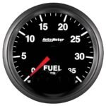 Autometer 5661 Elite Gauge, Fuel Press, 2 1/16in. 35Psi, Stepper Motor W/Peak & Warn. - Image 3