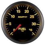 Autometer 5661 Elite Gauge, Fuel Press, 2 1/16in. 35Psi, Stepper Motor W/Peak & Warn. - Image 4