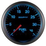 Autometer 5661 Elite Gauge, Fuel Press, 2 1/16in. 35Psi, Stepper Motor W/Peak & Warn. - Image 5