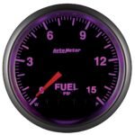 Autometer 5667-05702-NS Nascar Elite Gauge, Fuelp, 2 1/16in. 15Psi, Stepper Motor W/Peak & Warn, Elite, W/O Sensor - Image 7