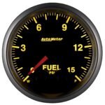 Autometer 5667 Elite Gauge, Fuel Press, 2 1/16in. 15Psi, Stepper Motor W/Peak & Warn. - Image 3