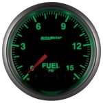 Autometer 5667 Elite Gauge, Fuel Press, 2 1/16in. 15Psi, Stepper Motor W/Peak & Warn. - Image 6