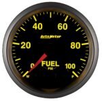 Autometer 5671-05702-A Nascar Elite Gauge, Fuelp, 2 1/16in. 100Psi, Digital Stpr Mtr W/Pk & Wrn, Elite, -4An Sensor - Image 4