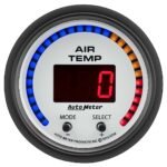 Autometer 5758 Phantom Series Gauge, Air Temp, Dual, 2 1/16in. 0-300f, Digital, Phantom Series - Image 2