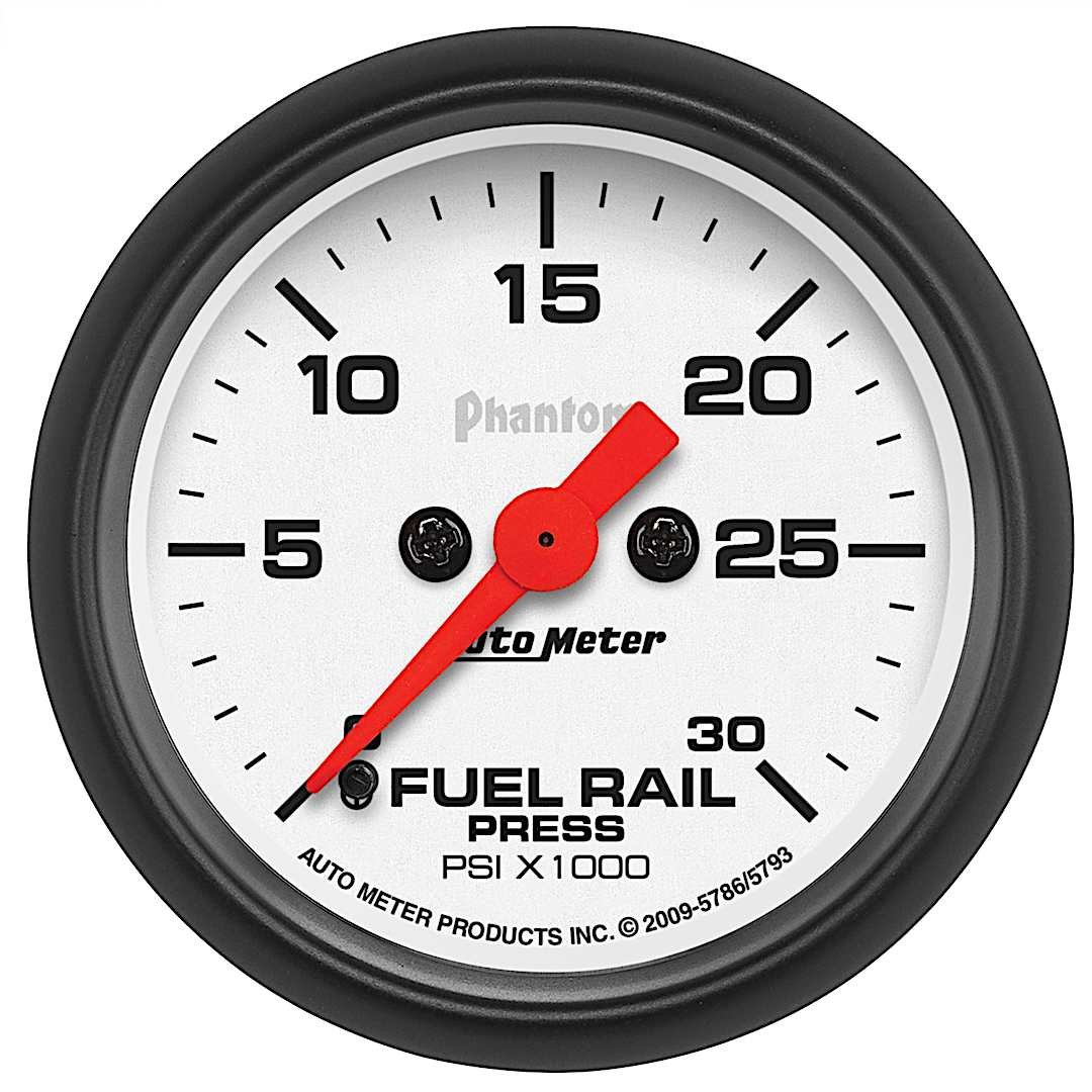 a485793_1.jpg Autometer 5793 Phantom Series Gauge, Rail Press (Ram 6.7L), 2 1/16in. 30Kpsi, Digital Stepper Motor. - Image 1