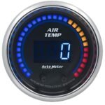 Autometer 6158 Cobalt Series Gauge, Air Temp, Dual, 2 1/16in. 0-300f, Digital. - Image 2