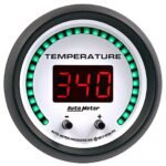 Autometer 6754-PH Phantom Elite Series Digital Gauge, Fluid Temperature, 2 1/16in. 2 Chan, Selectable.