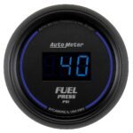 Autometer 6963 Cobalt Series Gauge, Fuel Pressure, 2 1/16in. 100Psi, Digital, Black Dial W/ Blue Led