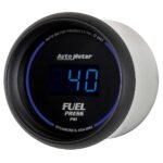 Autometer 6963 Cobalt Series Gauge, Fuel Pressure, 2 1/16in. 100Psi, Digital, Black Dial W/ Blue Led - Image 2