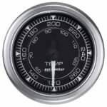 Autometer 8154 Chrono Series Gauge, Temp, 2 1/16in. 120-280f, Digital Stepper Motor.