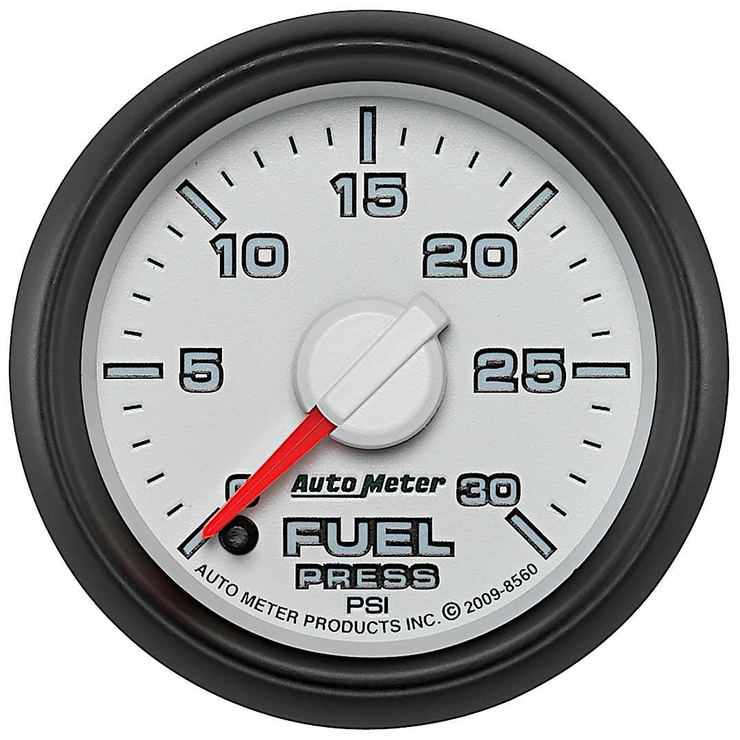 a488560_1.jpg Autometer 8560 Factory Match Ram Gen3 Series Gauge, Fuel Press, 2 1/16in. 30Psi, Digital Stepper Motor - Image 1