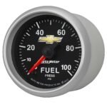 Autometer 880449 Chevy Gold Bowtie Gauge, Fuel Press, 2 1/16in. 100Psi, Digital Stepper Motor. - Image 2