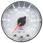 Autometer P316118 Spek Series Gauge, Fuel Press, 2 1/16in. 30Psi, Stepper Motor W/Peak & Warn, Wht/Chrm. - Image 3