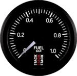 Autometer ST3303 Stack Series Gauge, Fuel Press, Pro Stepper Motor, 52Mm, Blk, 0-1 Bar, M10 Male - Image 2