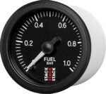 Autometer ST3303 Stack Series Gauge, Fuel Press, Pro Stepper Motor, 52Mm, Blk, 0-1 Bar, M10 Male - Image 3