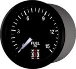 Autometer ST3304 Stack Series Gauge, Fuel Press, Pro Stepper Motor, 52Mm, Blk, 0-15Psi, 1/8in. Nptf Male - Image 4
