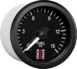 Autometer ST3304 Stack Series Gauge, Fuel Press, Pro Stepper Motor, 52Mm, Blk, 0-15Psi, 1/8in. Nptf Male - Image 5