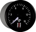 Autometer ST3304 Stack Series Gauge, Fuel Press, Pro Stepper Motor, 52Mm, Blk, 0-15Psi, 1/8in. Nptf Male - Image 6