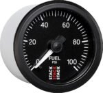 Autometer ST3306 Stack Series Gauge, Fuel Press, Pro Stepper Motor, 52Mm, Blk, 0-100Psi, 1/8in. Nptf Male - Image 5