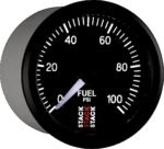 Autometer ST3306 Stack Series Gauge, Fuel Press, Pro Stepper Motor, 52Mm, Blk, 0-100Psi, 1/8in. Nptf Male - Image 6