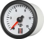 Autometer ST3354 Stack Series Gauge, Fuel Press, Pro Stepper Motor, 52Mm, Wht, 0-15Psi, 1/8in. Nptf Male - Image 3