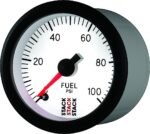 Autometer ST3356 Stack Series Gauge, Fuel Press, Pro Stepper Motor, 52Mm, Wht, 0-100Psi, 1/8in. Nptf Male - Image 4