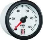 Autometer ST3356 Stack Series Gauge, Fuel Press, Pro Stepper Motor, 52Mm, Wht, 0-100Psi, 1/8in. Nptf Male - Image 5