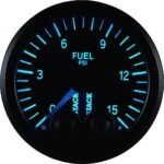 Autometer ST3504 Stack Series Gauge, Fuel Press, Pro-Control, 52Mm, Blk, 0-15Psi, 1/8in. Nptf Male - Image 6