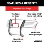 Aries 2069-2 Grille Guard, Powdercoated Textured Black Carbon Steel - Image 5