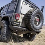 Aries 2081222 TrailChaser Series Bumper End, Powdercoated Textured Black Steel - Image 2