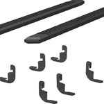 Aries 2556015 Running Boards, Powdercoated Black, Aluminum, Crew Cab Pickup, 5.5 in., AdvantEDGE Series