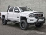 Aries 2556048 Running Boards, Powdercoated Black, Aluminum, 91 in. Length, Diameter - 5.5 in., Cab & Chassis - Crew Cab/Crew Cab Pickup, AdvantEDGE Series - Image 2