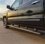 Aries 2558051 Running Boards, Powdercoated Black, Carbon Steel, Extended Cab Pickup, 5.5 in., AscentStep Series - Image 2