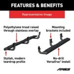 Aries 2558052 Running Boards, Carbide Black Powder Coat, Carbon Steel, Crew Cab Pickup, 5.5 in., AscentStep Series - Image 10