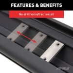 Aries 2558053 Running Boards, Carbide Black Powder Coat, Stainless Steel, Sport Utility, 5.5 in., AscentStep Series - Image 8