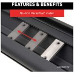 Aries 2558056 Running Boards, Carbide Black Powder Coat, Steel, Extended Cab Pickup, 5.5 in., AscentStep Series - Image 8