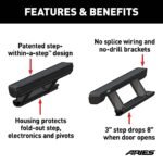 Aries 3025144 Running Boards, Carbide Black Powder Coat Powered Carbon Steel Set of 2 - Image 4