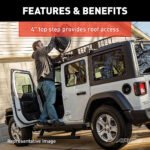 Aries 3025144 Running Boards, Carbide Black Powder Coat Powered Carbon Steel Set of 2 - Image 6